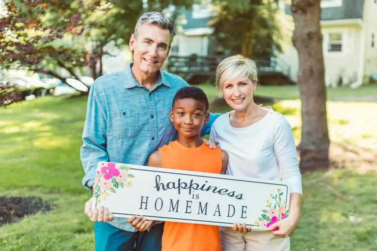 foster family with a foster child