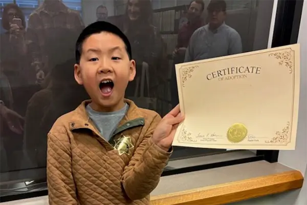 joseph horsley adoption certificate