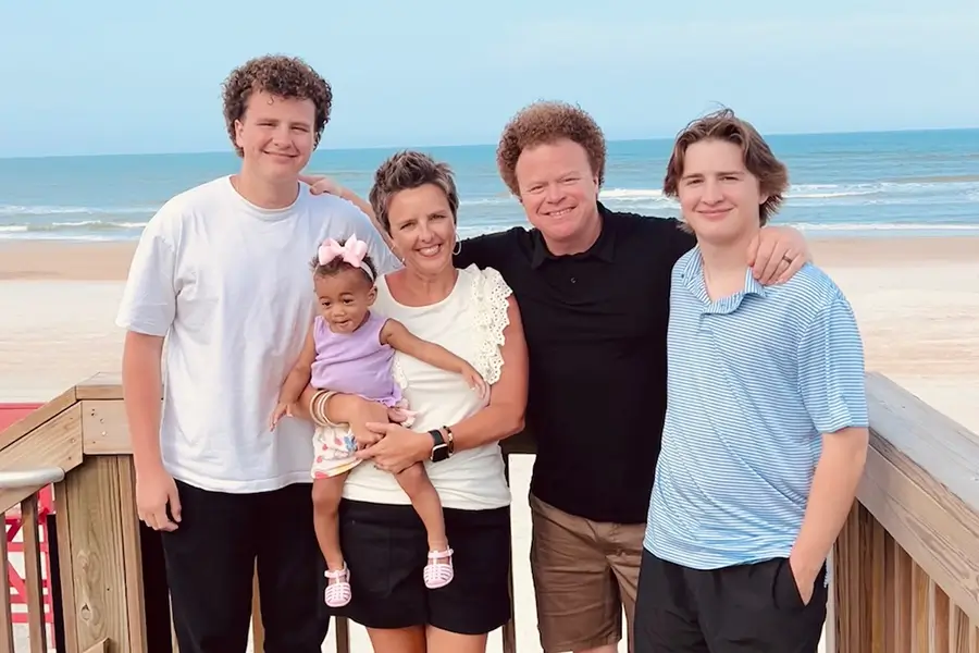 scoggin family at the beach