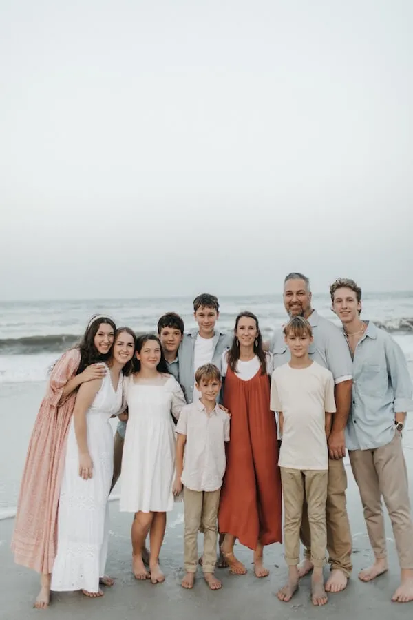 Davis Family Adoption Story on the beach